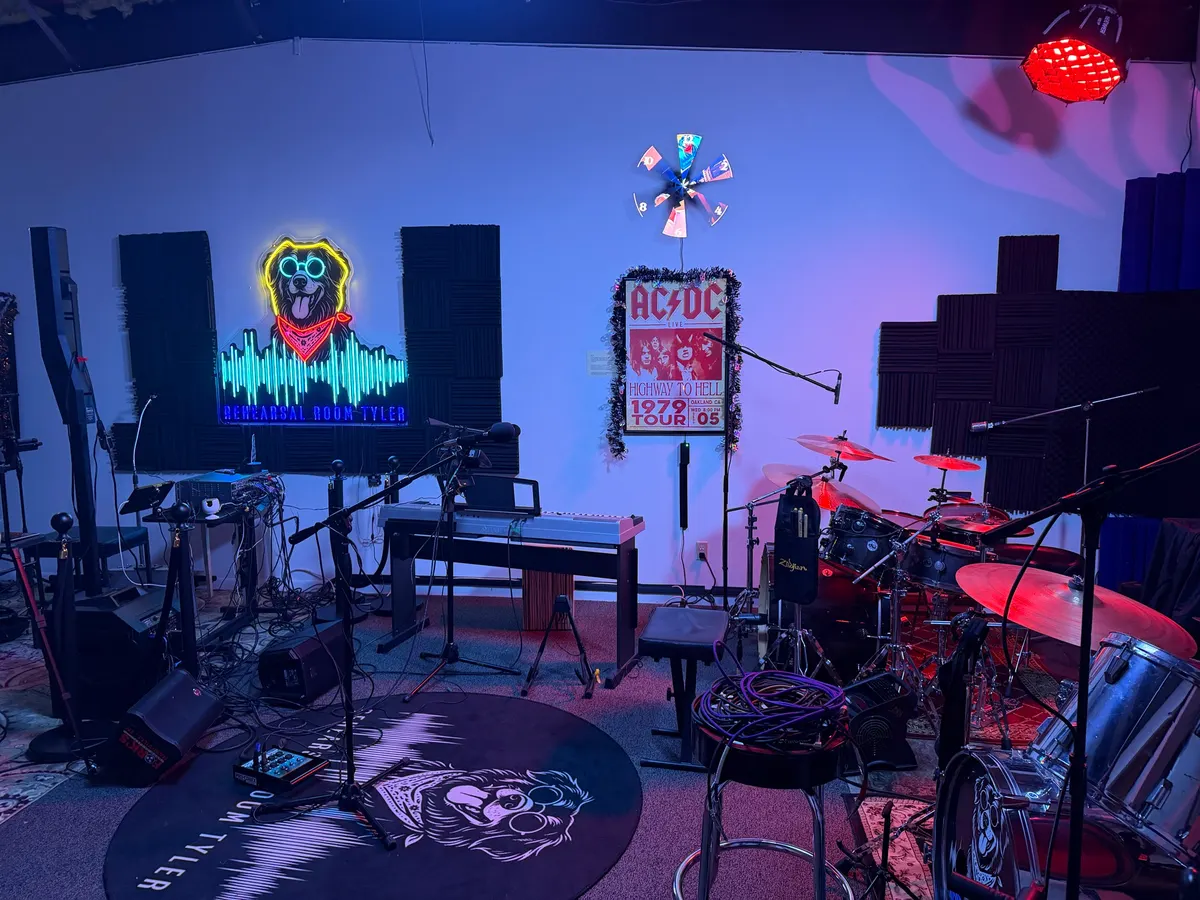 Main Room at Rehearsal Room Tyler