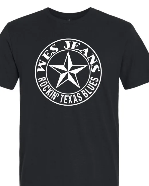 Wes Jeans — Rockin' Texas Blues tee